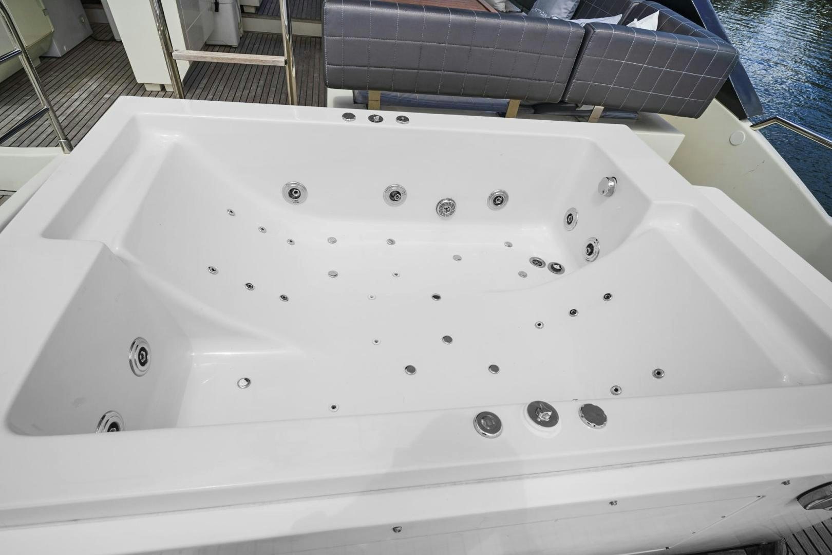 a white rectangular object with holes aboard EL PATRON Yacht for Sale