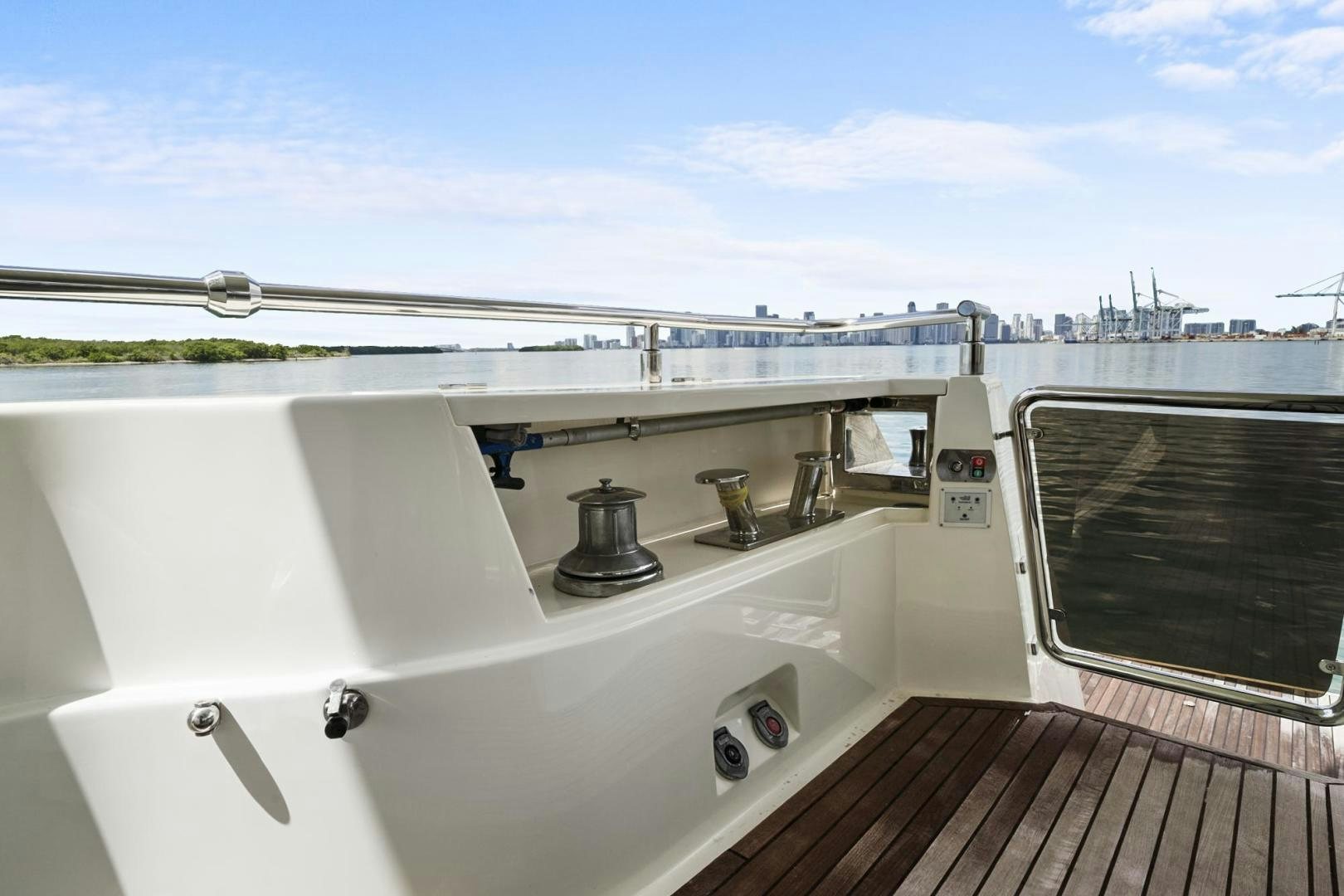 a large white bathtub with a sink and a faucet aboard EL PATRON Yacht for Sale