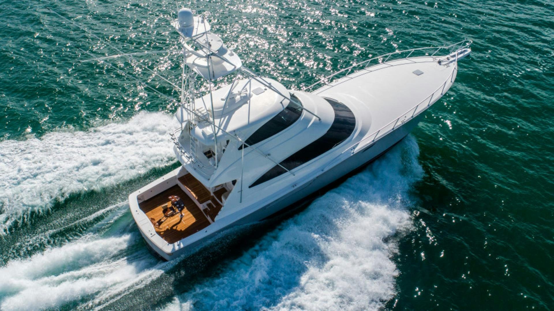 a boat on the water aboard TIKI BAR Yacht for Sale