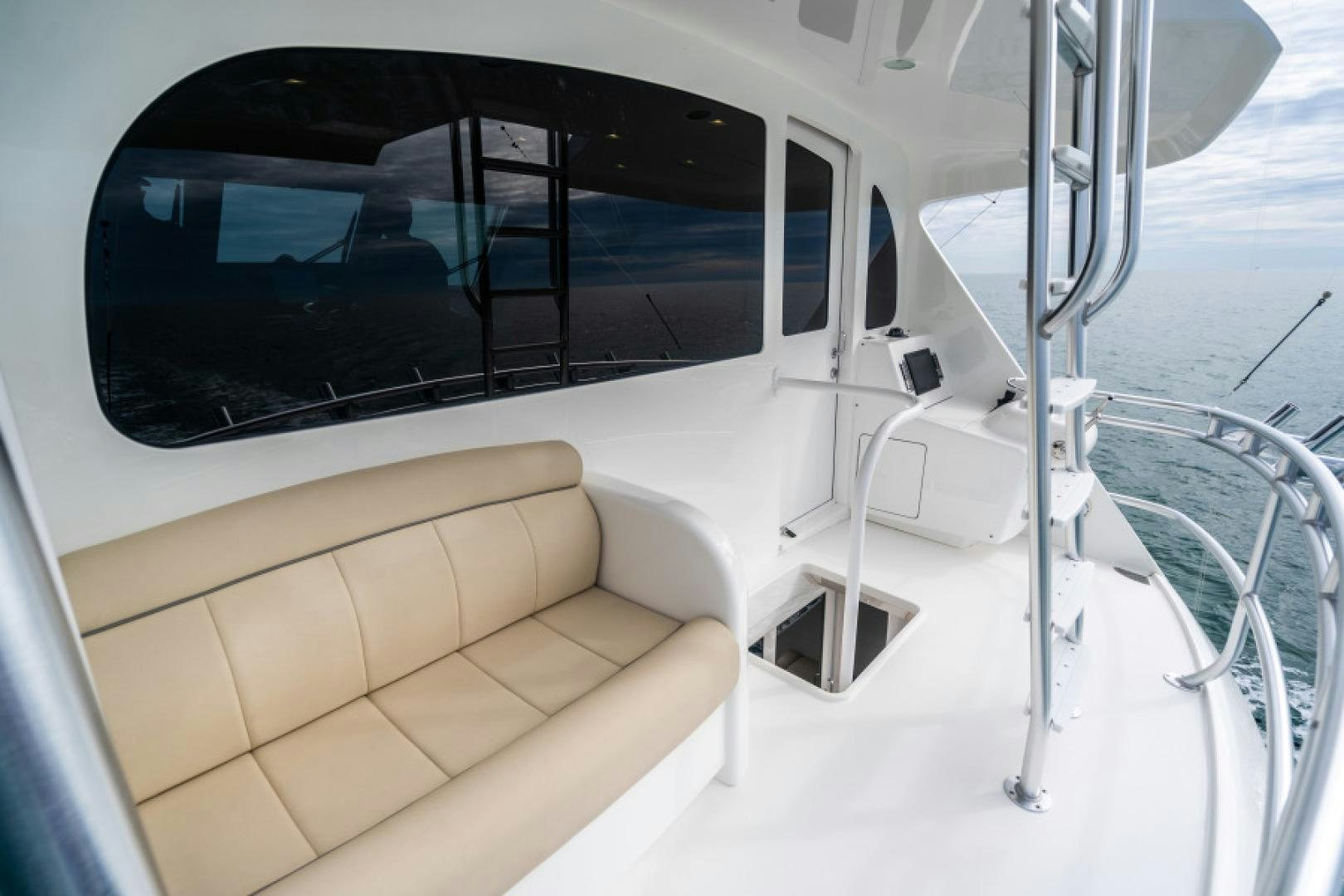 a boat on the water aboard TIKI BAR Yacht for Sale