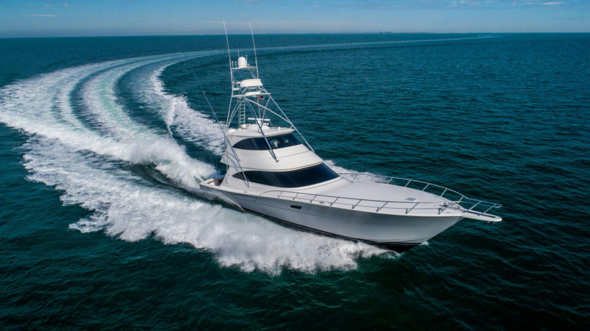 a boat on the water aboard TIKI BAR Yacht for Sale