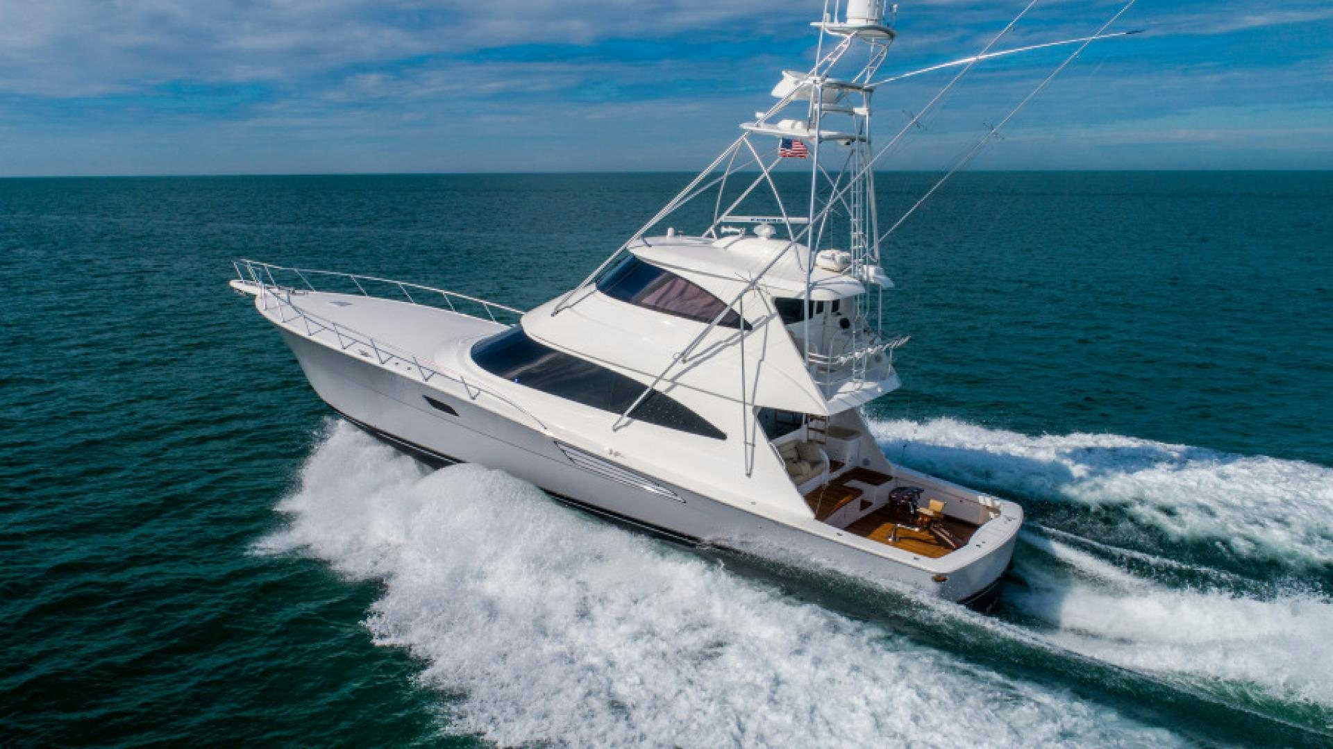 a boat on the water aboard TIKI BAR Yacht for Sale