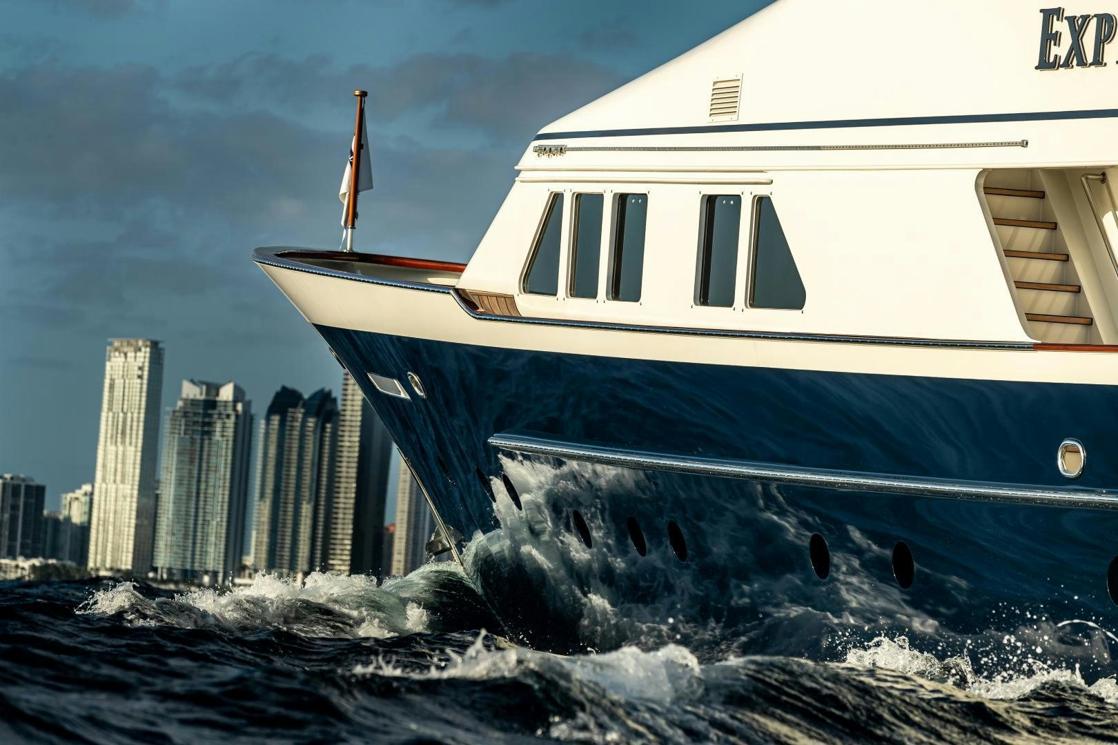 a boat on the water aboard EXPLORA Yacht for Sale