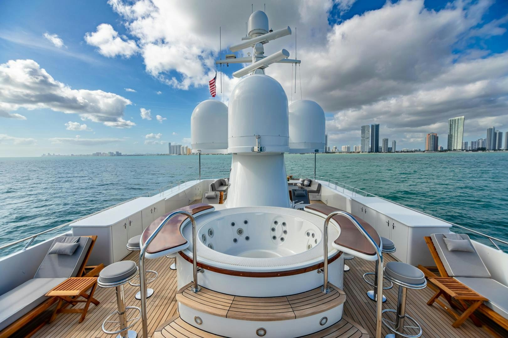 a boat on the water aboard EXPLORA Yacht for Sale