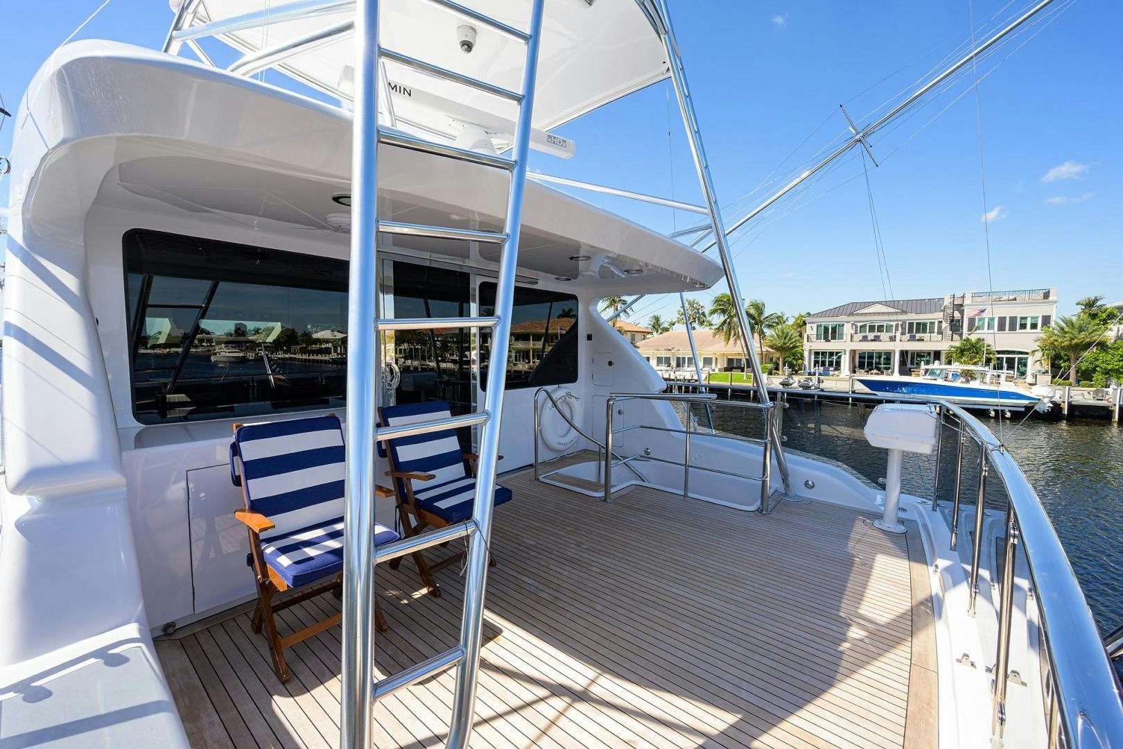 a boat on the water aboard THE CROWN ROYAL Yacht for Sale