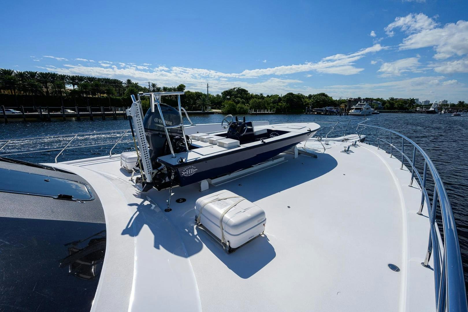 a boat on a body of water aboard THE CROWN ROYAL Yacht for Sale