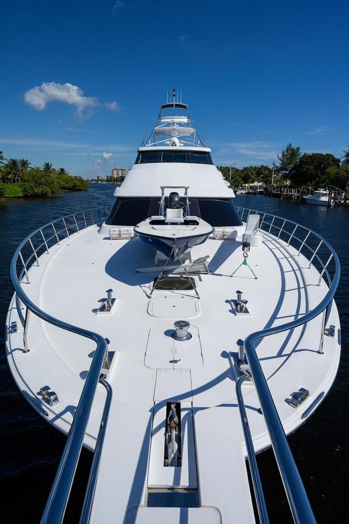 a boat on the water aboard THE CROWN ROYAL Yacht for Sale