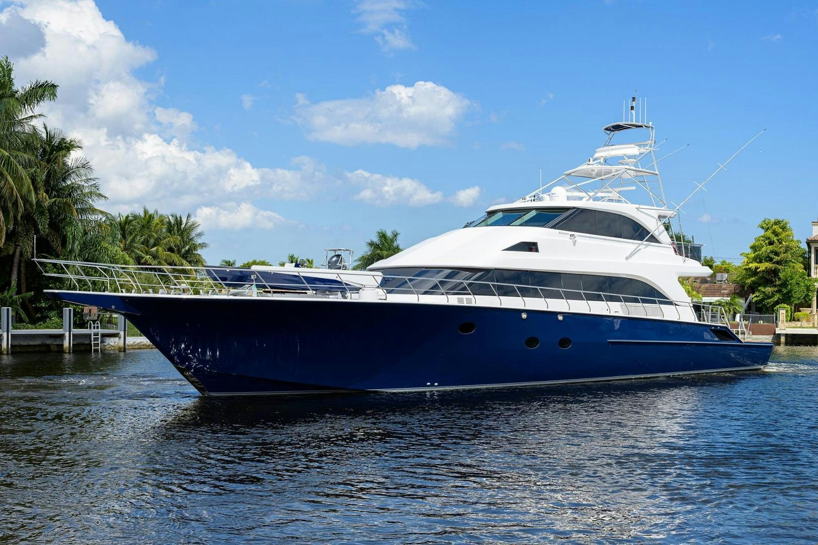 a boat on the water aboard THE CROWN ROYAL Yacht for Sale