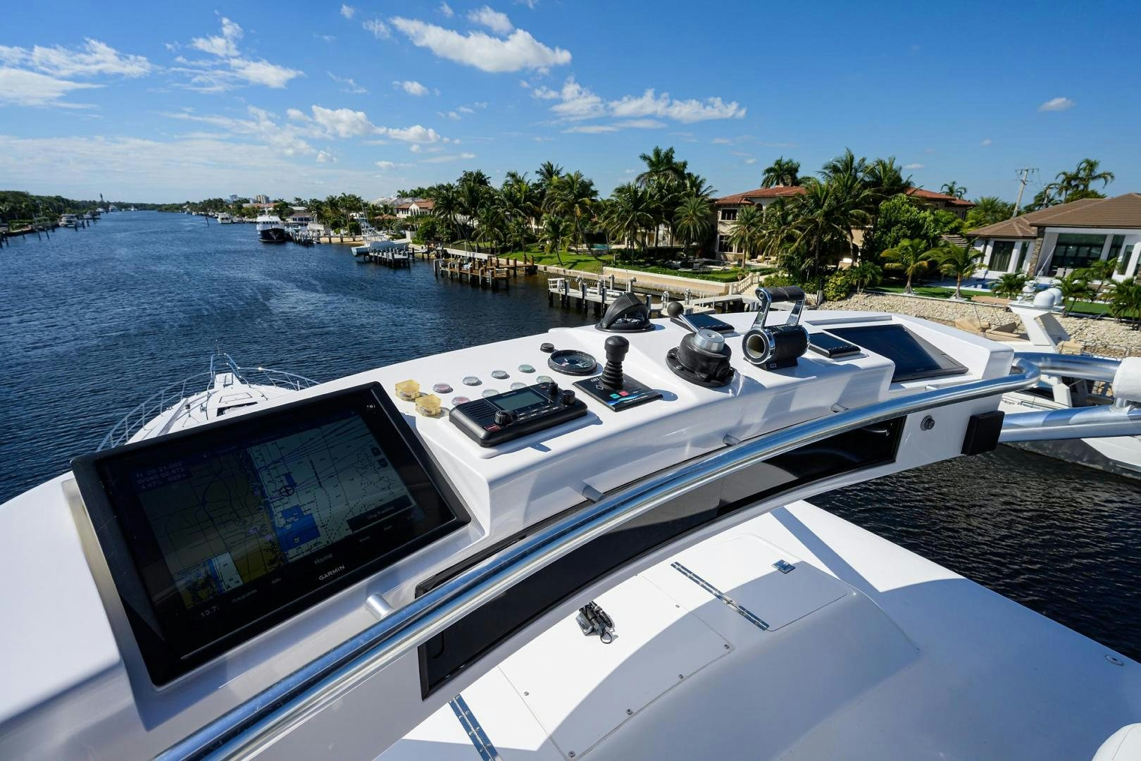 a boat on the water aboard THE CROWN ROYAL Yacht for Sale