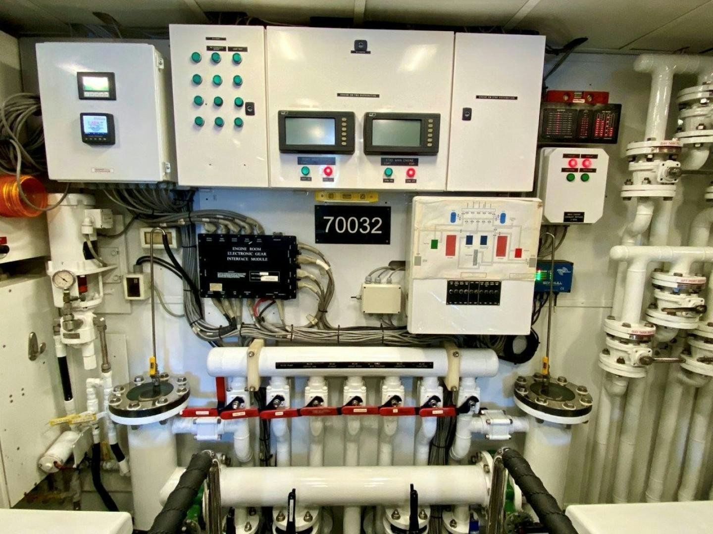 a machine with several components aboard COASTAL DRIFTER Yacht for Sale