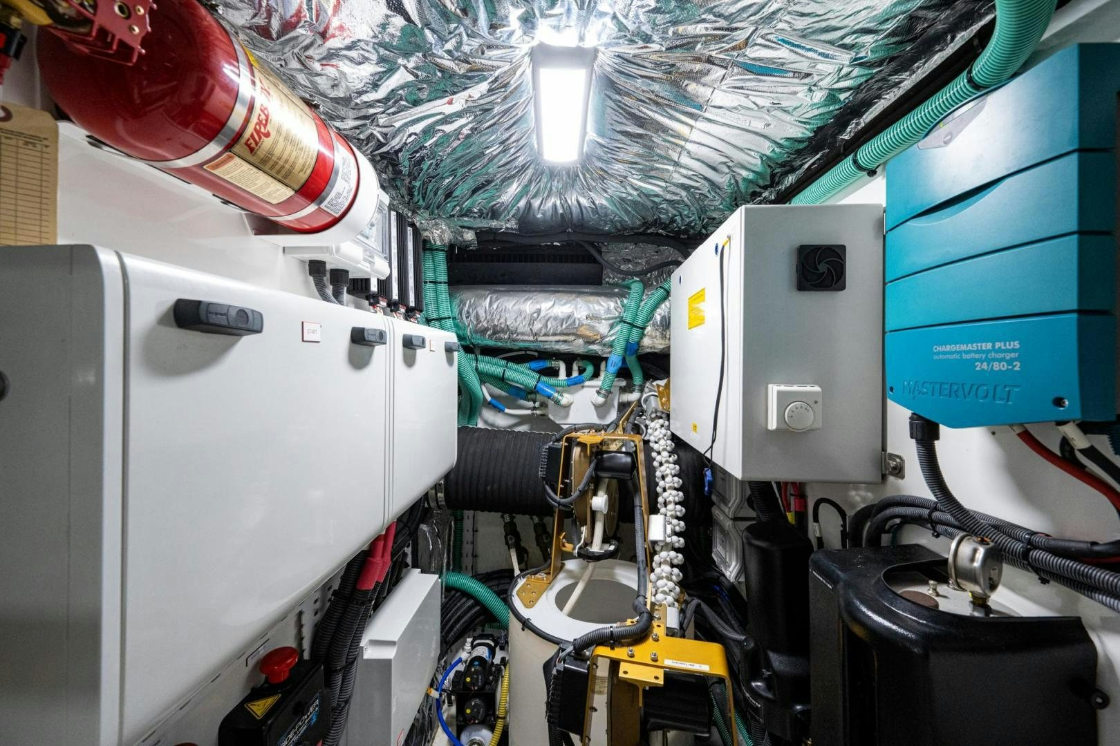 close-up of a machine aboard I Love It Yacht for Sale