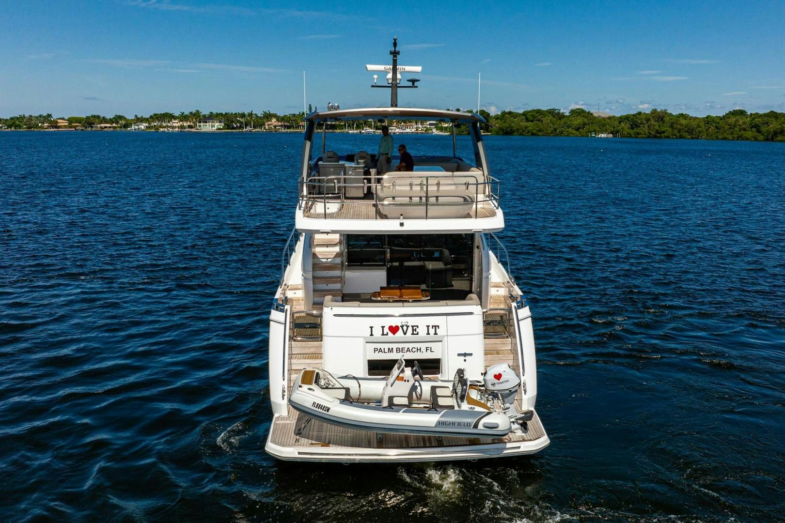 a boat in the water aboard I Love It Yacht for Sale