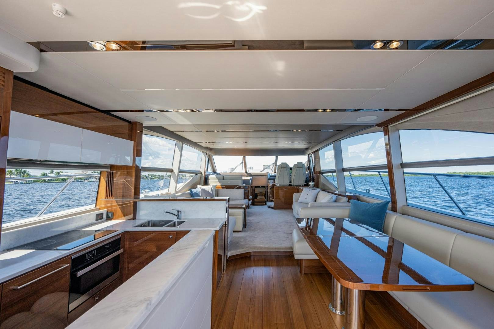 inside of a boat aboard I Love It Yacht for Sale