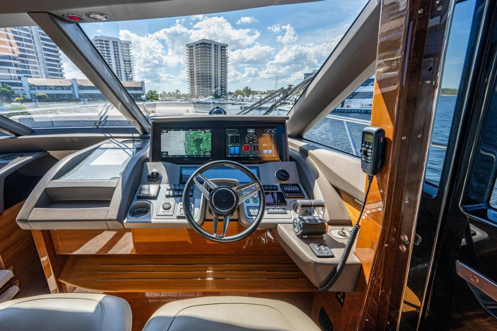 inside of a vehicle aboard I Love It Yacht for Sale
