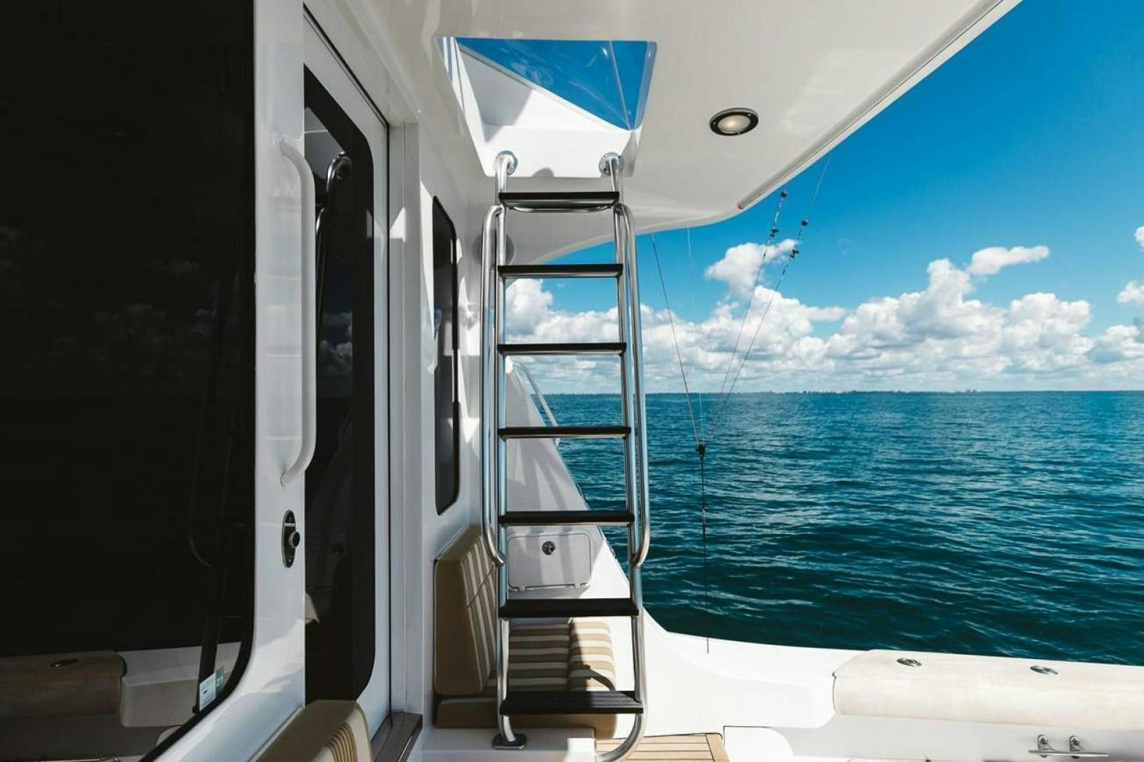 a boat on the water aboard LYON FISH Yacht for Sale