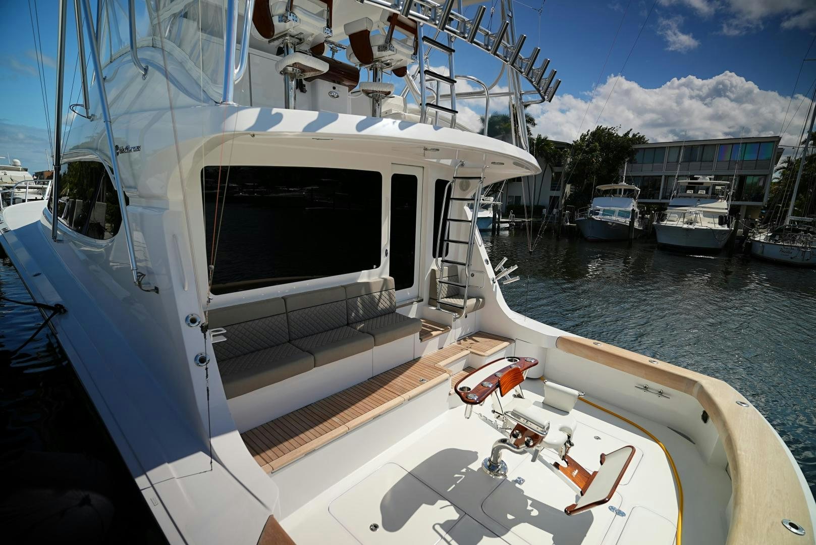 a boat in the water aboard LYON FISH Yacht for Sale