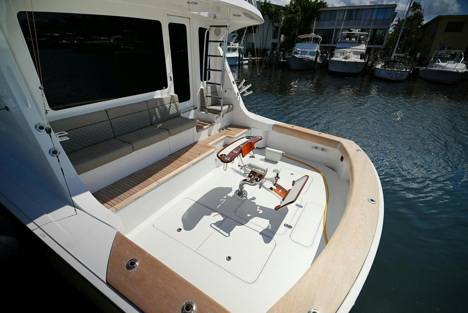 a boat in the water aboard LYON FISH Yacht for Sale