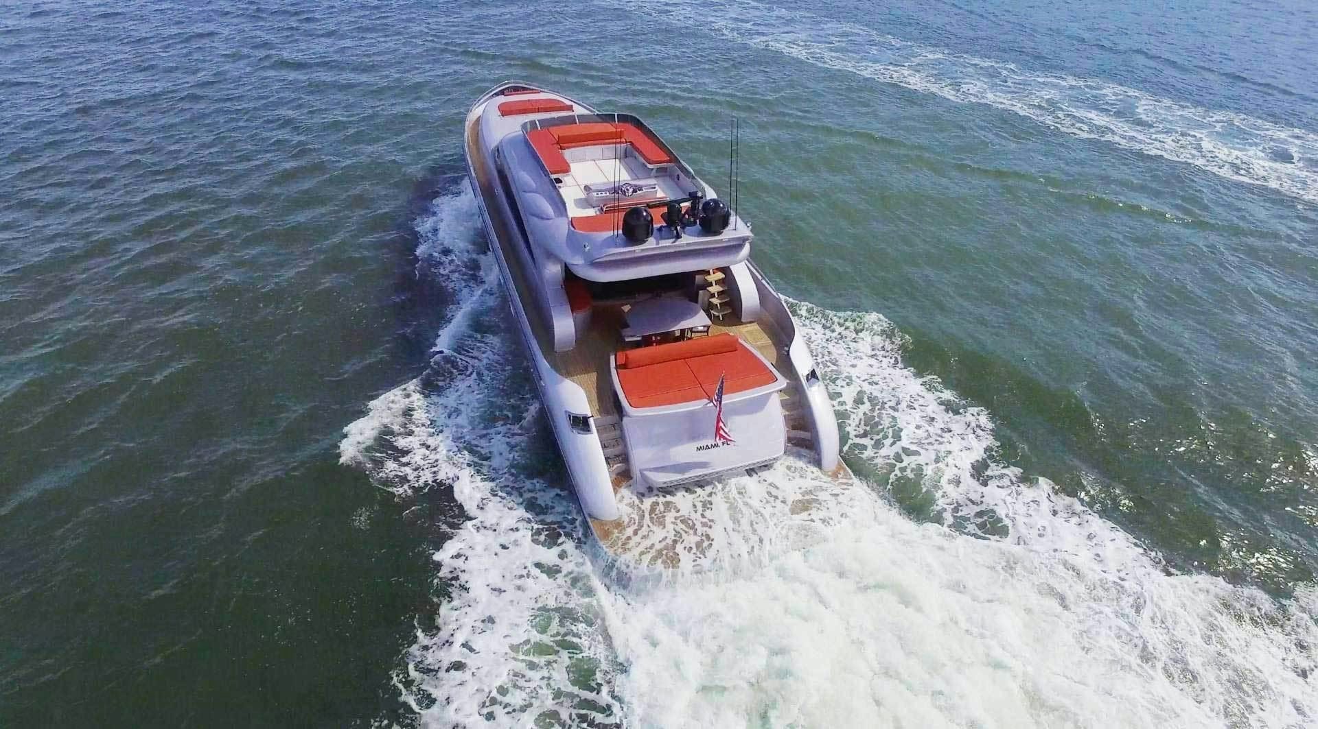a boat on the water aboard SILVER MAMA Yacht for Sale