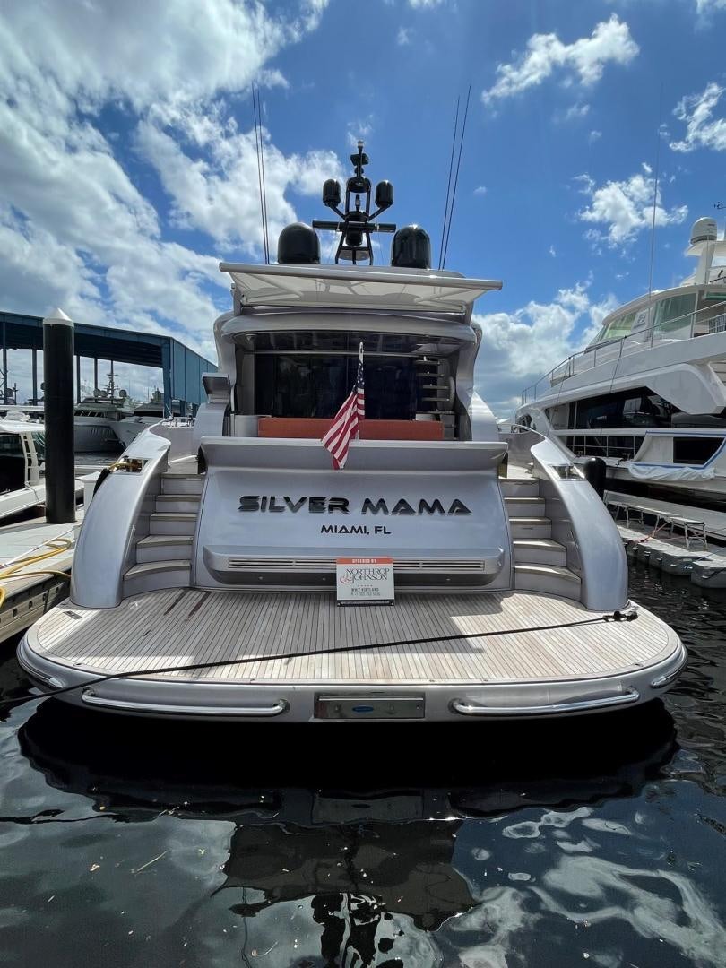 a boat on the water aboard SILVER MAMA Yacht for Sale