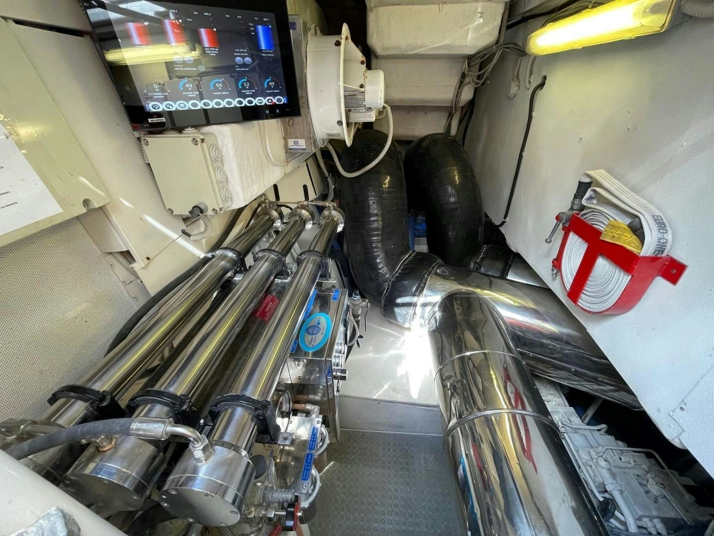 a vehicle with a large metal object aboard SILVER MAMA Yacht for Sale