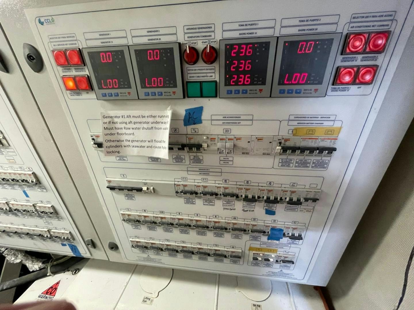 a machine with buttons aboard SILVER MAMA Yacht for Sale