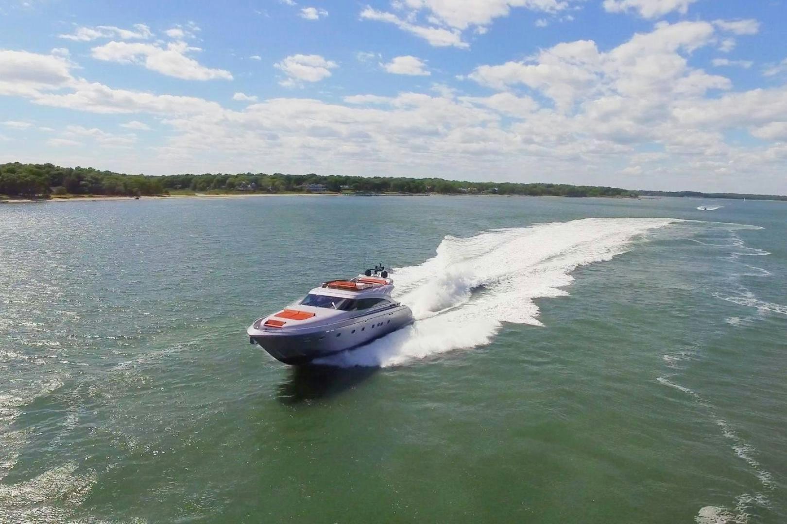 a boat on the water aboard SILVER MAMA Yacht for Sale