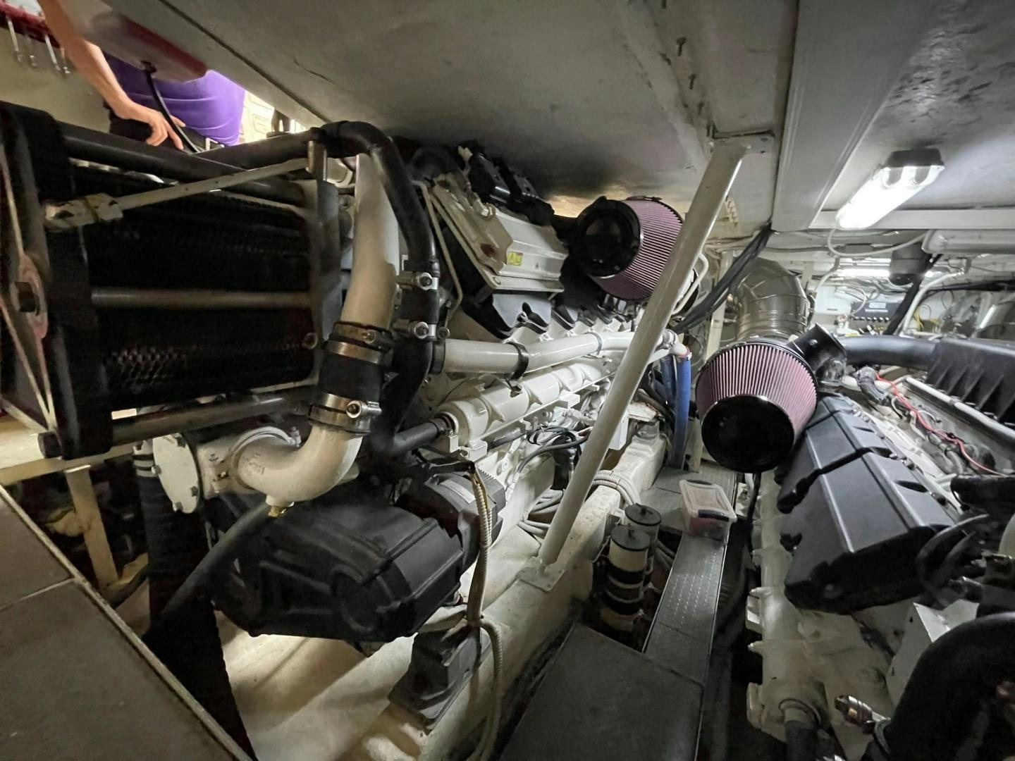 a machine with a large amount of equipment on it aboard SILVER MAMA Yacht for Sale