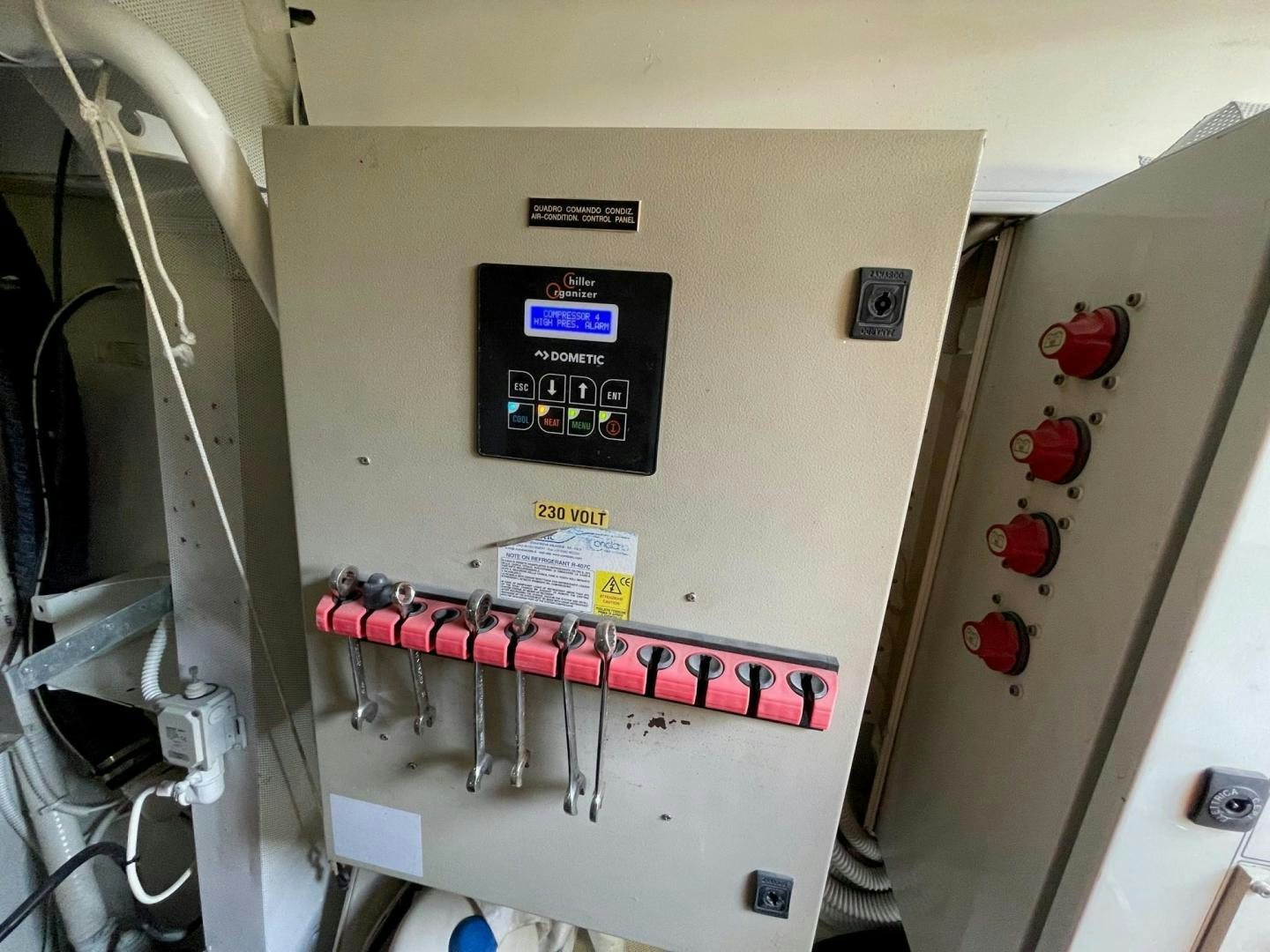 a medical equipment with red blood aboard SILVER MAMA Yacht for Sale