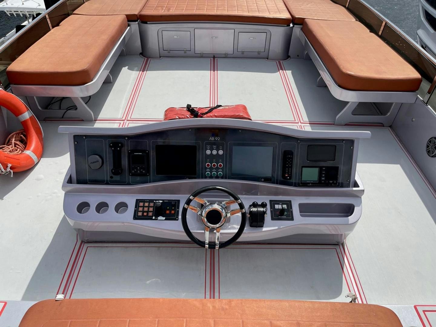 a close-up of a printer aboard SILVER MAMA Yacht for Sale