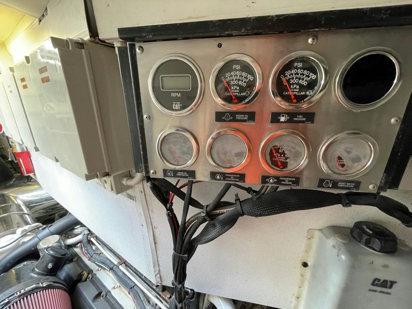 a close-up of a machine aboard SILVER MAMA Yacht for Sale