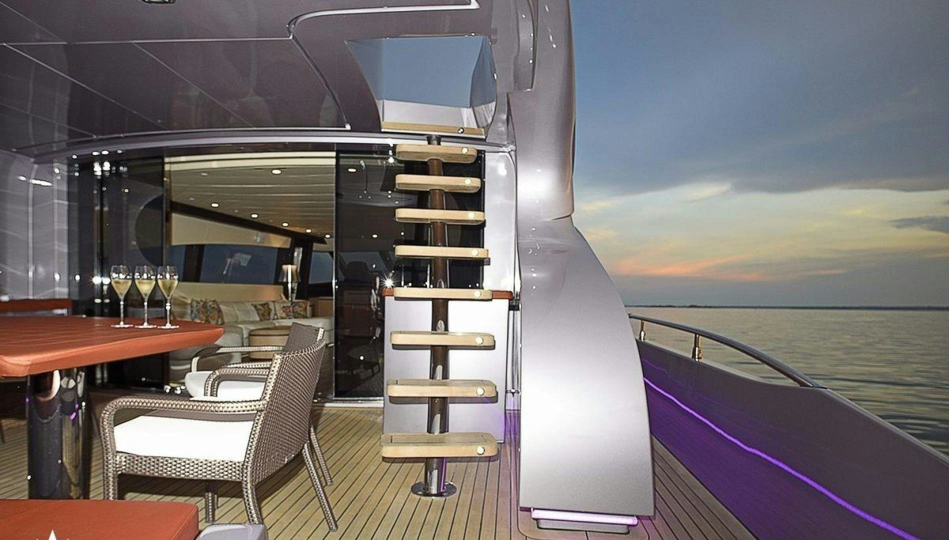 a boat on the water aboard SILVER MAMA Yacht for Sale