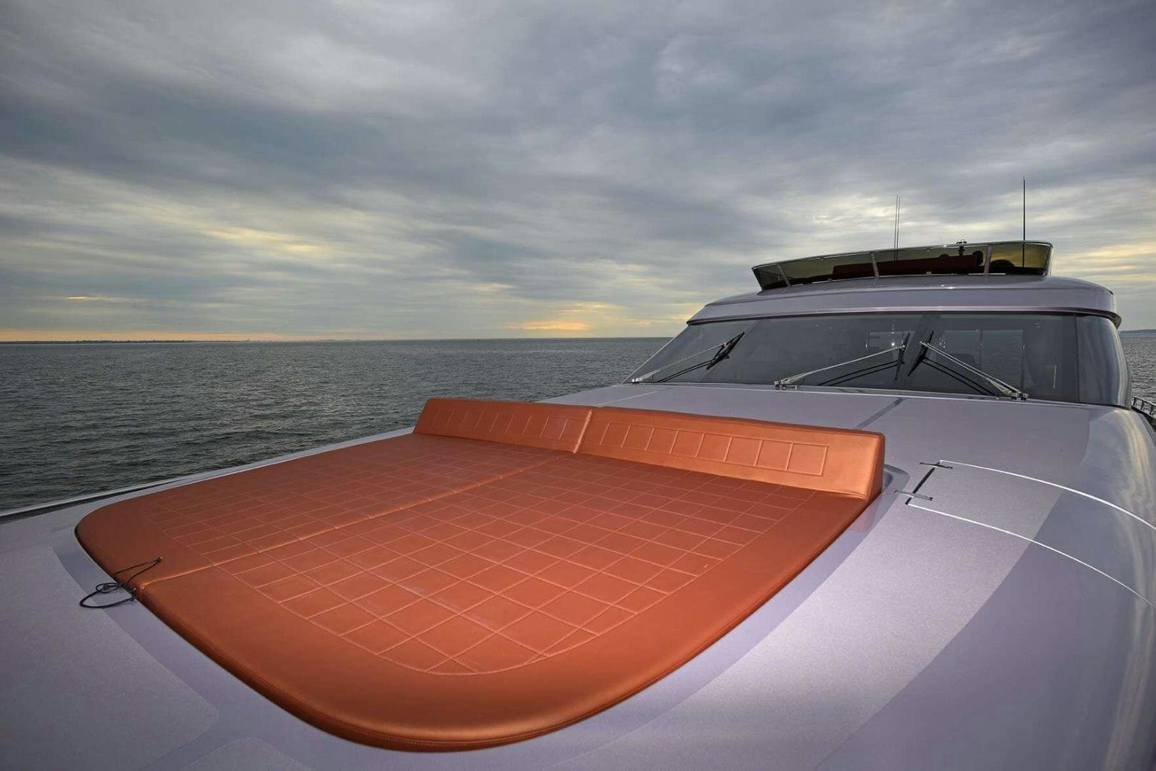 the front of a boat aboard SILVER MAMA Yacht for Sale