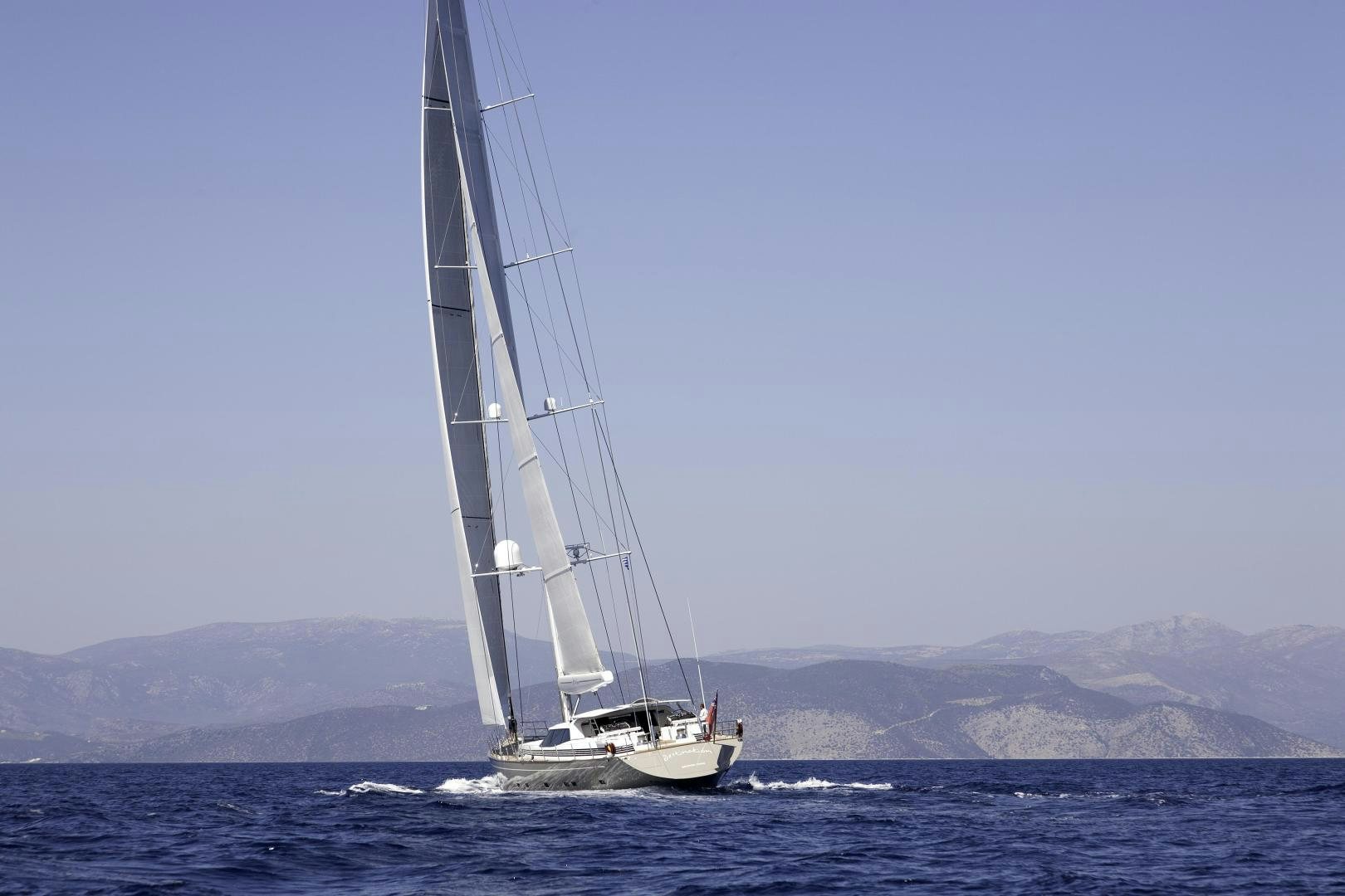 a sailboat on the water aboard DESTINATION Yacht for Sale