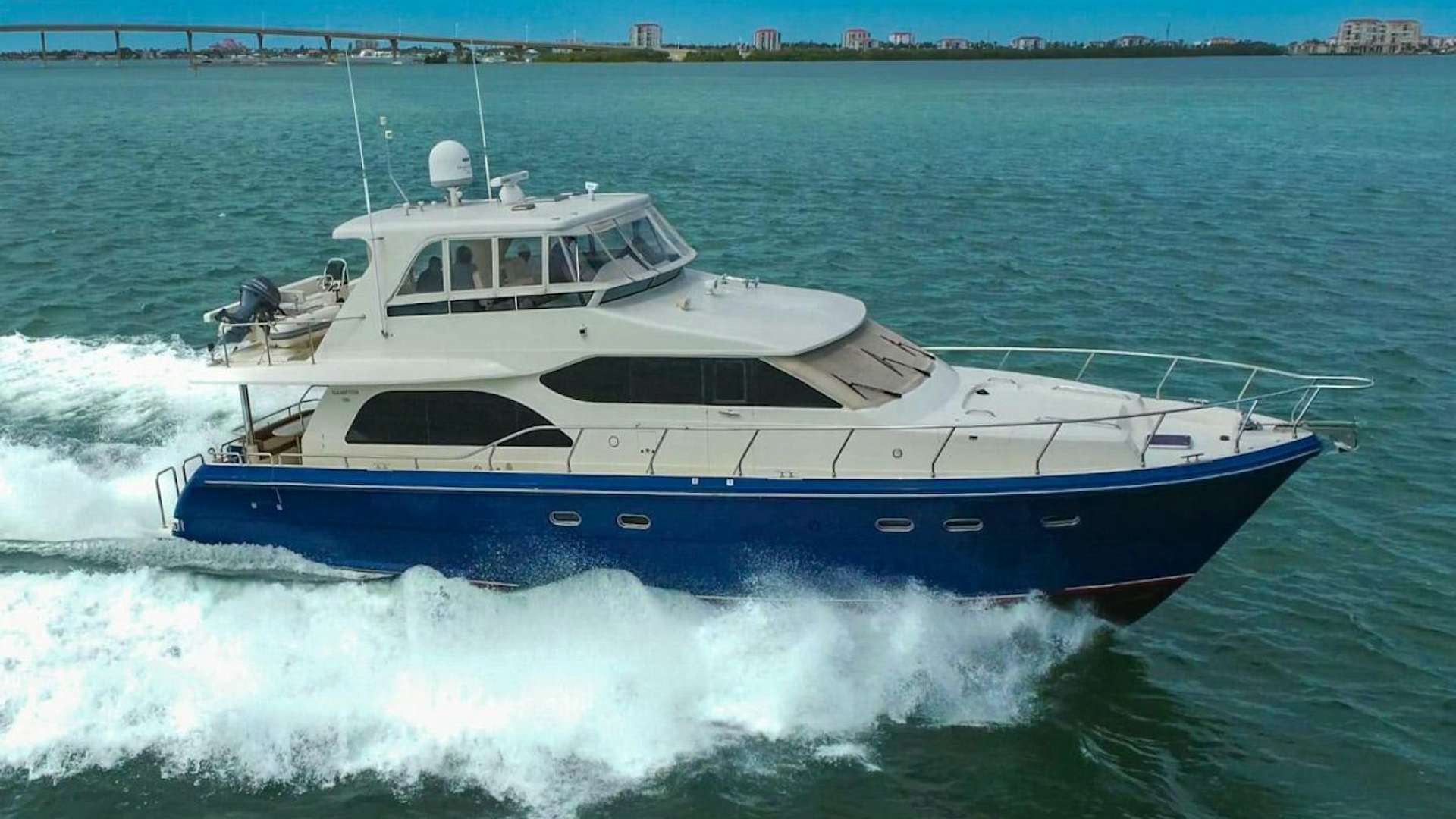 a boat on the water aboard MARYANN II Yacht for Sale