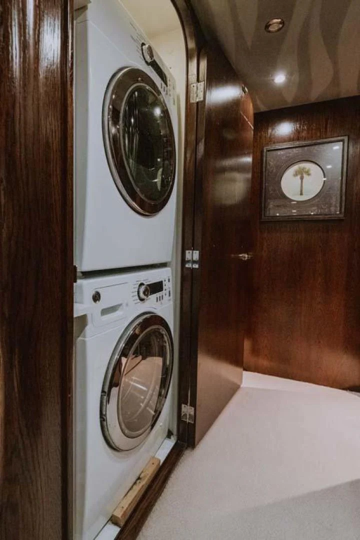 a room with a washing machine aboard SUP Yacht for Sale