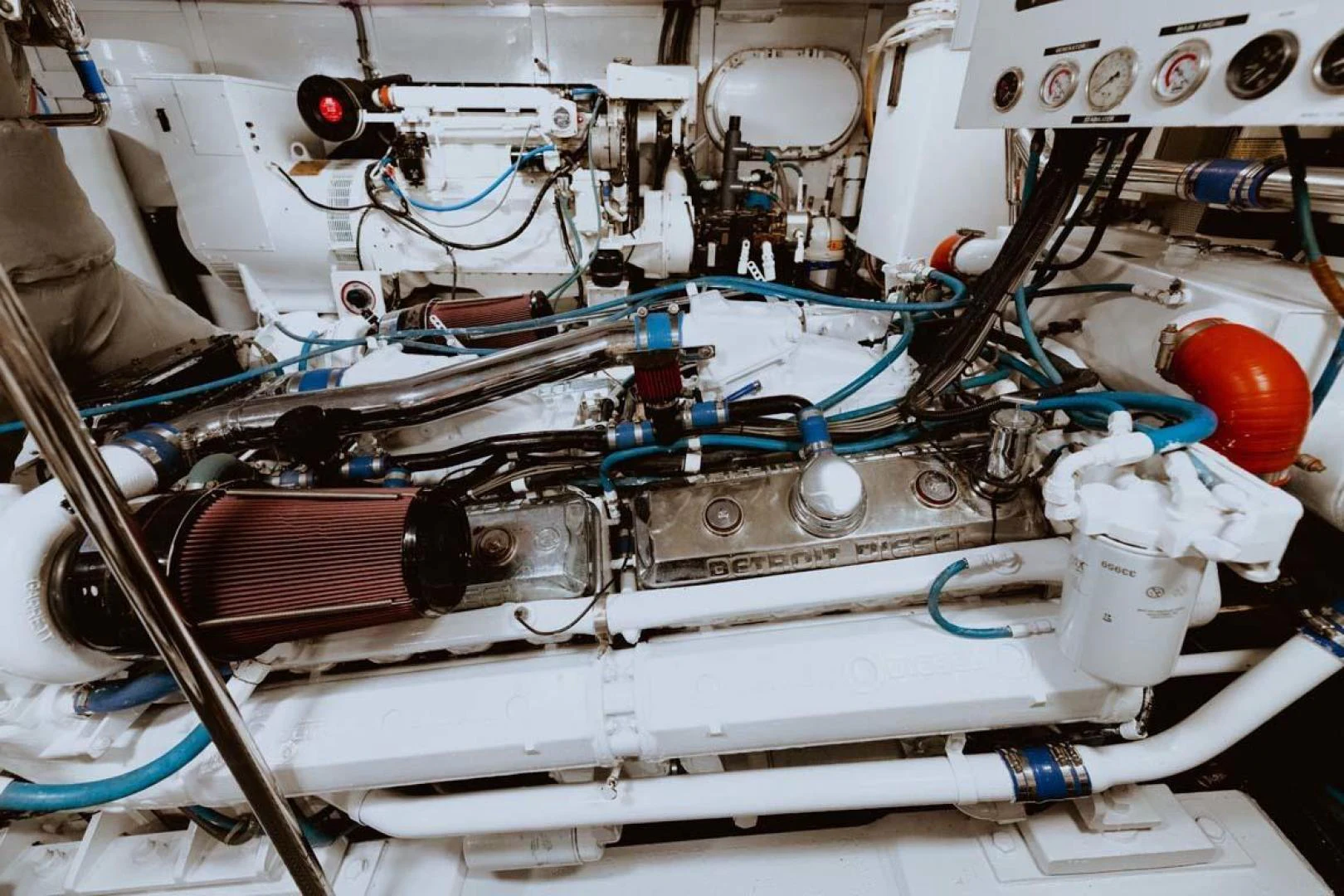 a close-up of a machine aboard SUP Yacht for Sale