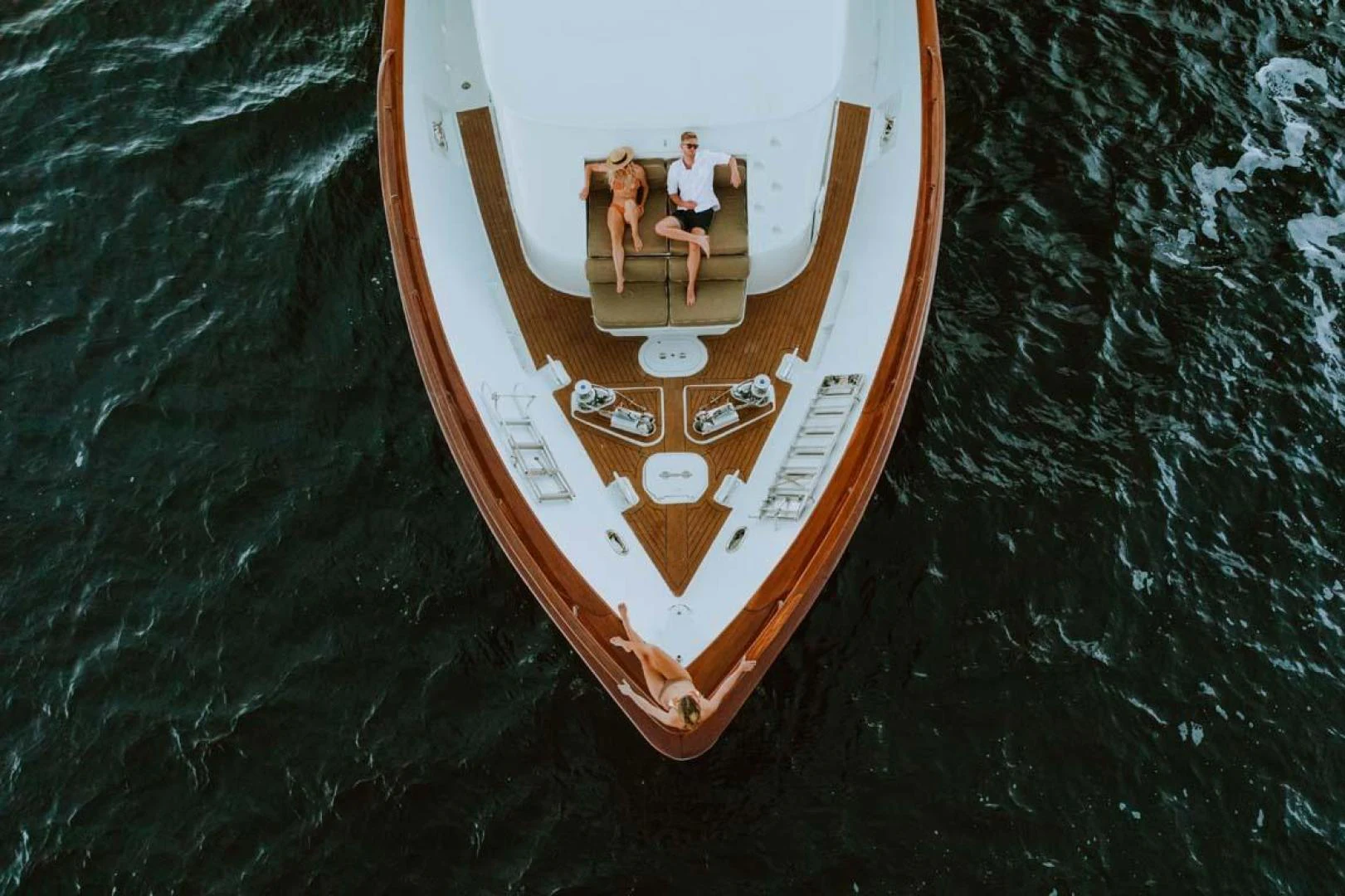 a box on a table aboard SUP Yacht for Sale