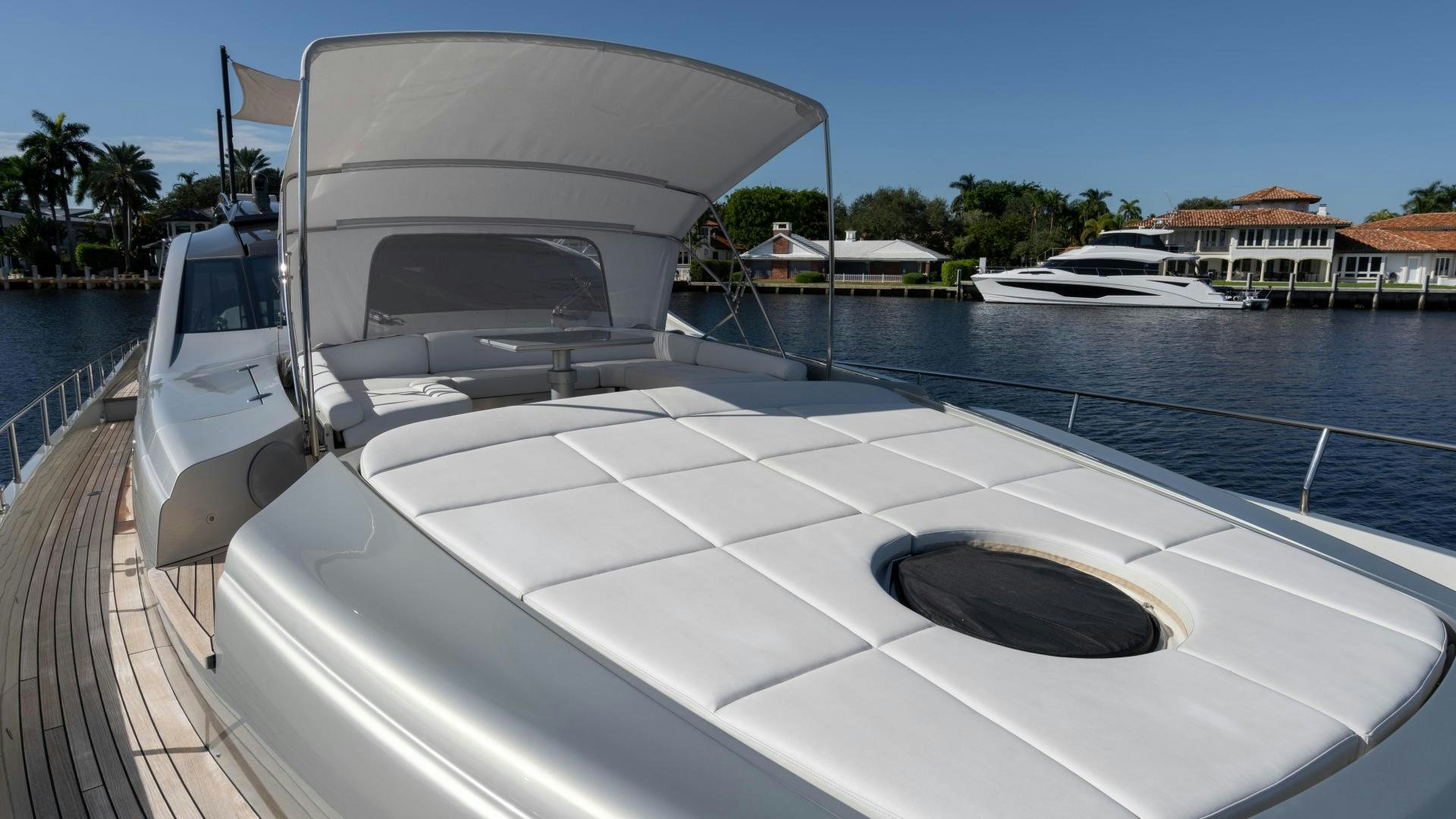 a boat on the water aboard VIXEN Yacht for Sale