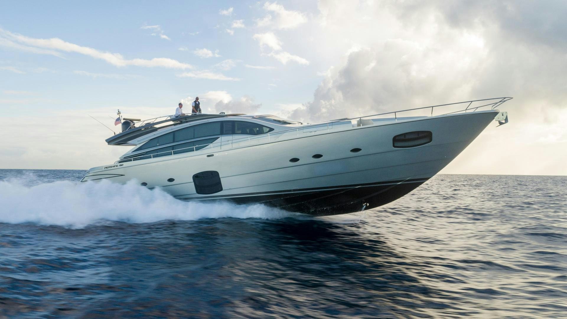 a boat on the water aboard VIXEN Yacht for Sale