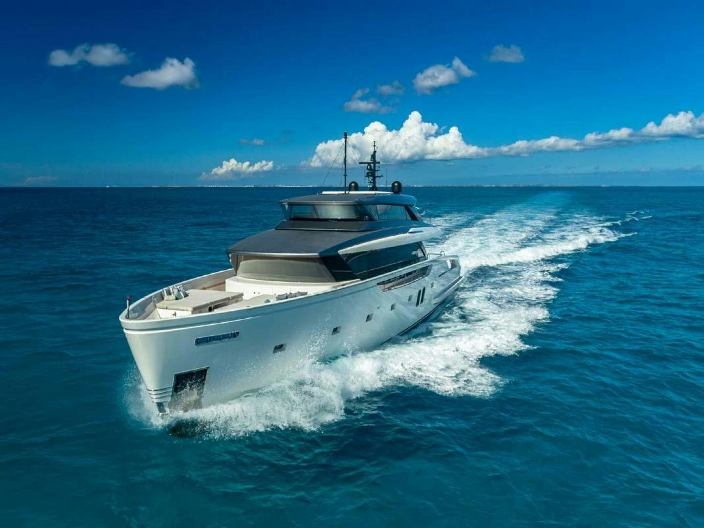 a boat on the water aboard ANOTHER ONE Yacht for Sale