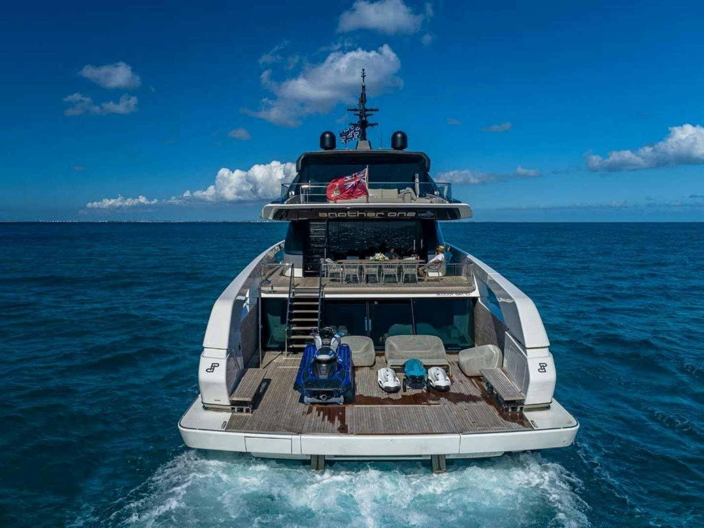 a boat in the water aboard ANOTHER ONE Yacht for Sale