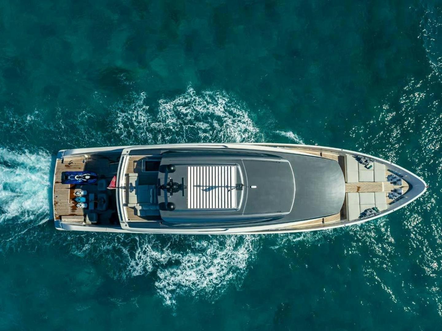 a boat in the water aboard ANOTHER ONE Yacht for Sale