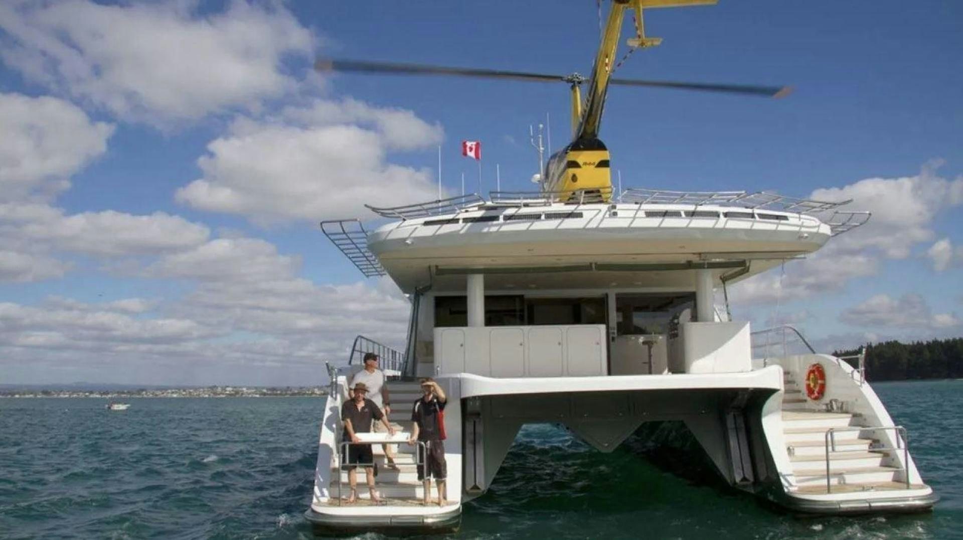 a boat on the water aboard SAMARA Yacht for Sale