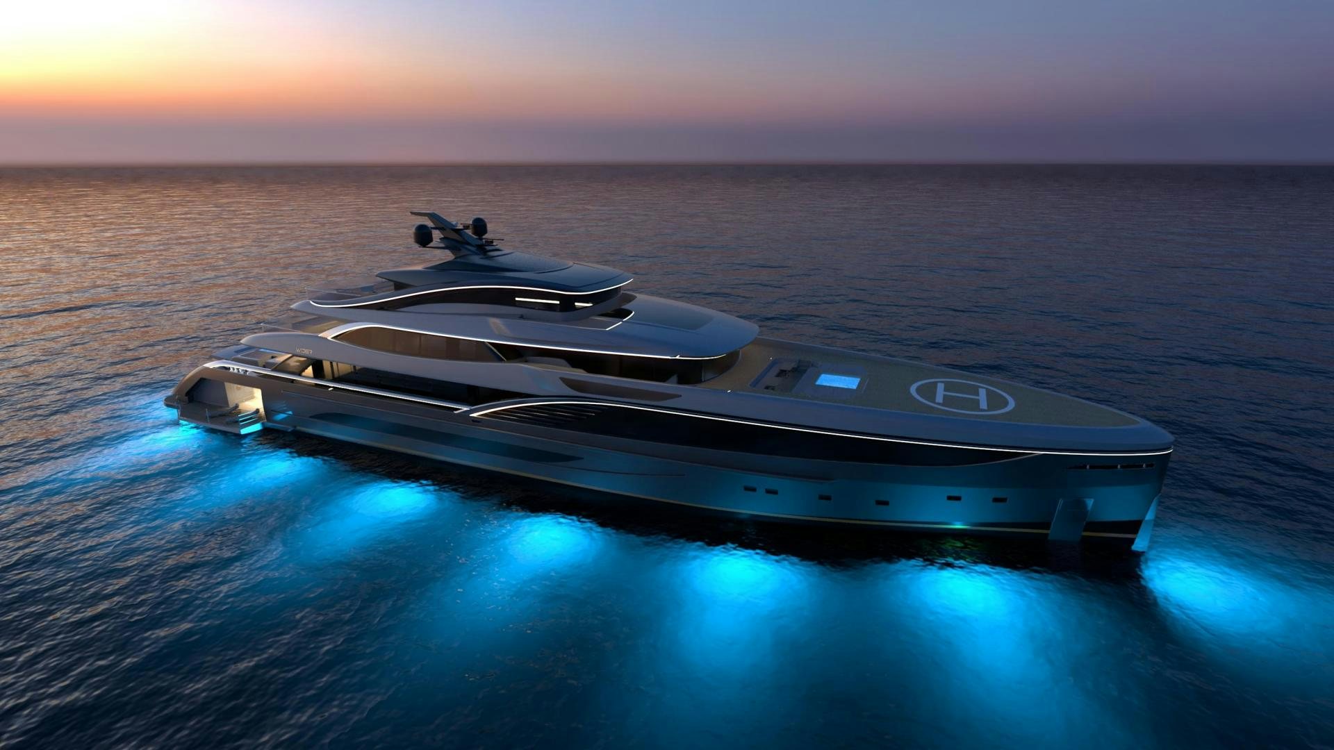 a boat on the water aboard WIDER 210 Yacht for Sale