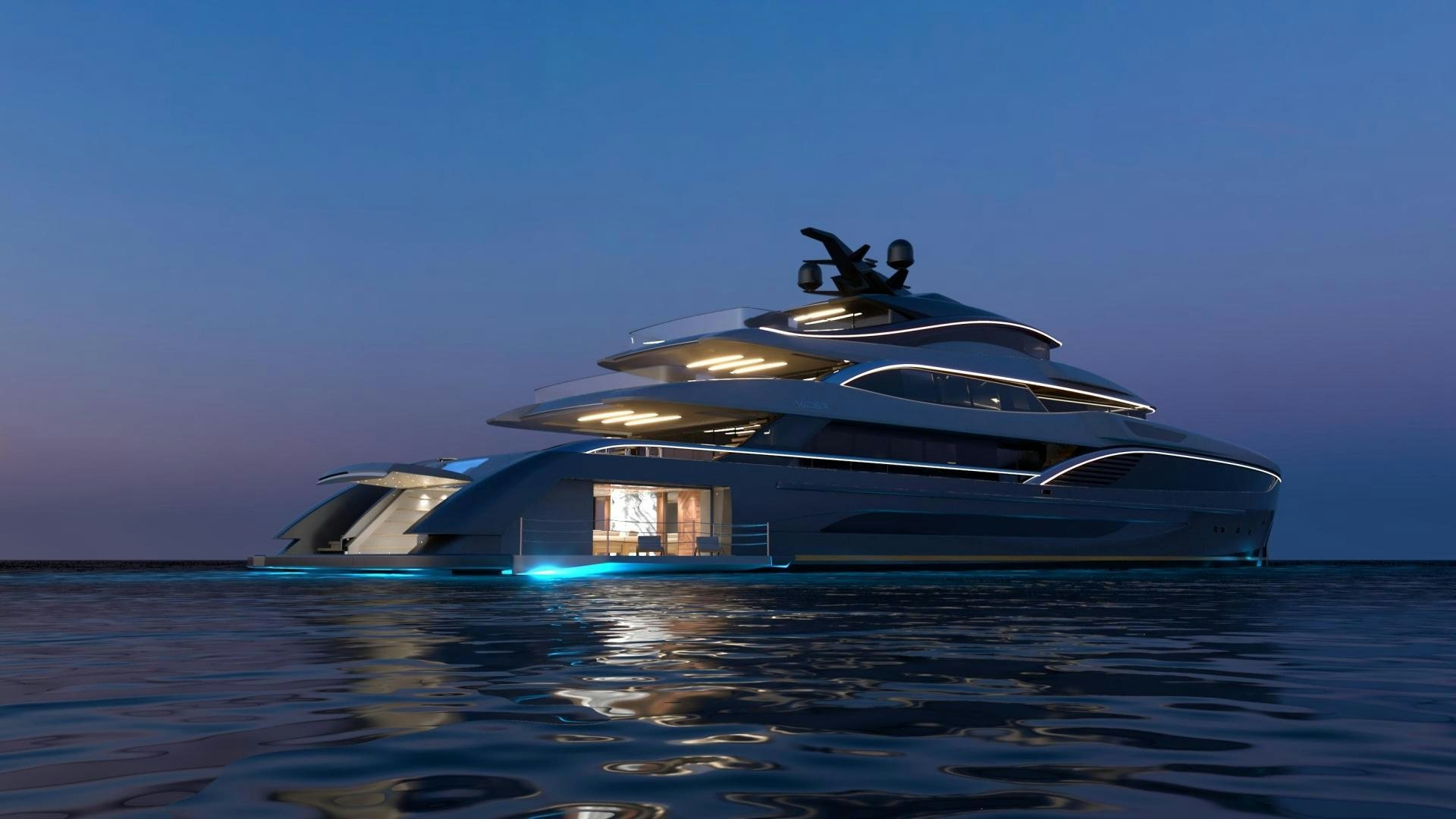 a boat on the water aboard WIDER 210 Yacht for Sale