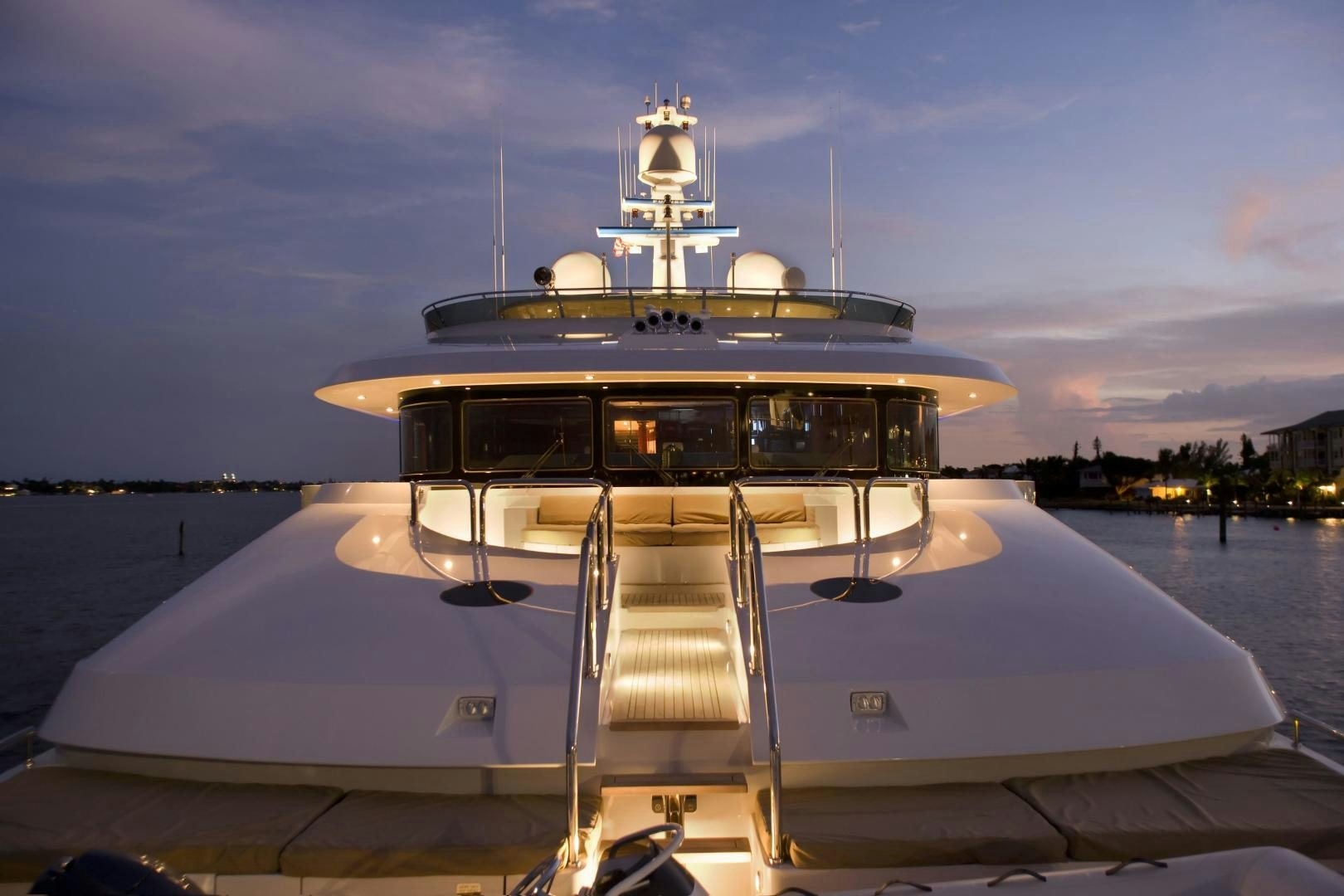 a boat on the water aboard CASINO ROYALE Yacht for Sale