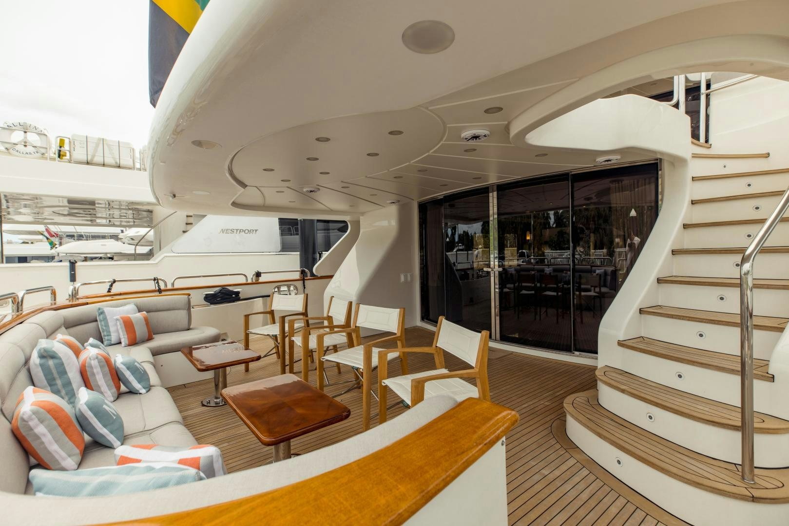 inside of a boat aboard MAMMA MIA Yacht for Sale