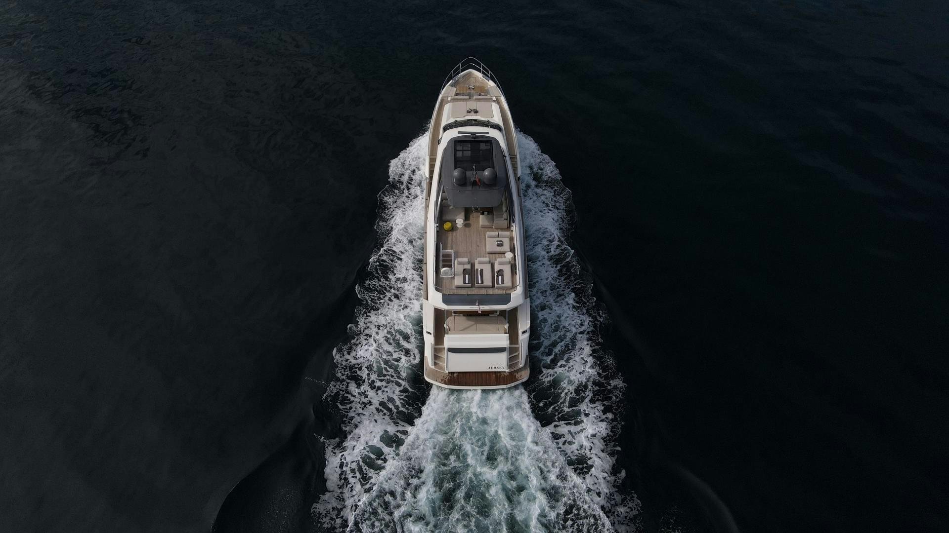 a space shuttle on a black surface aboard M/Y SUNRISE Yacht for Sale