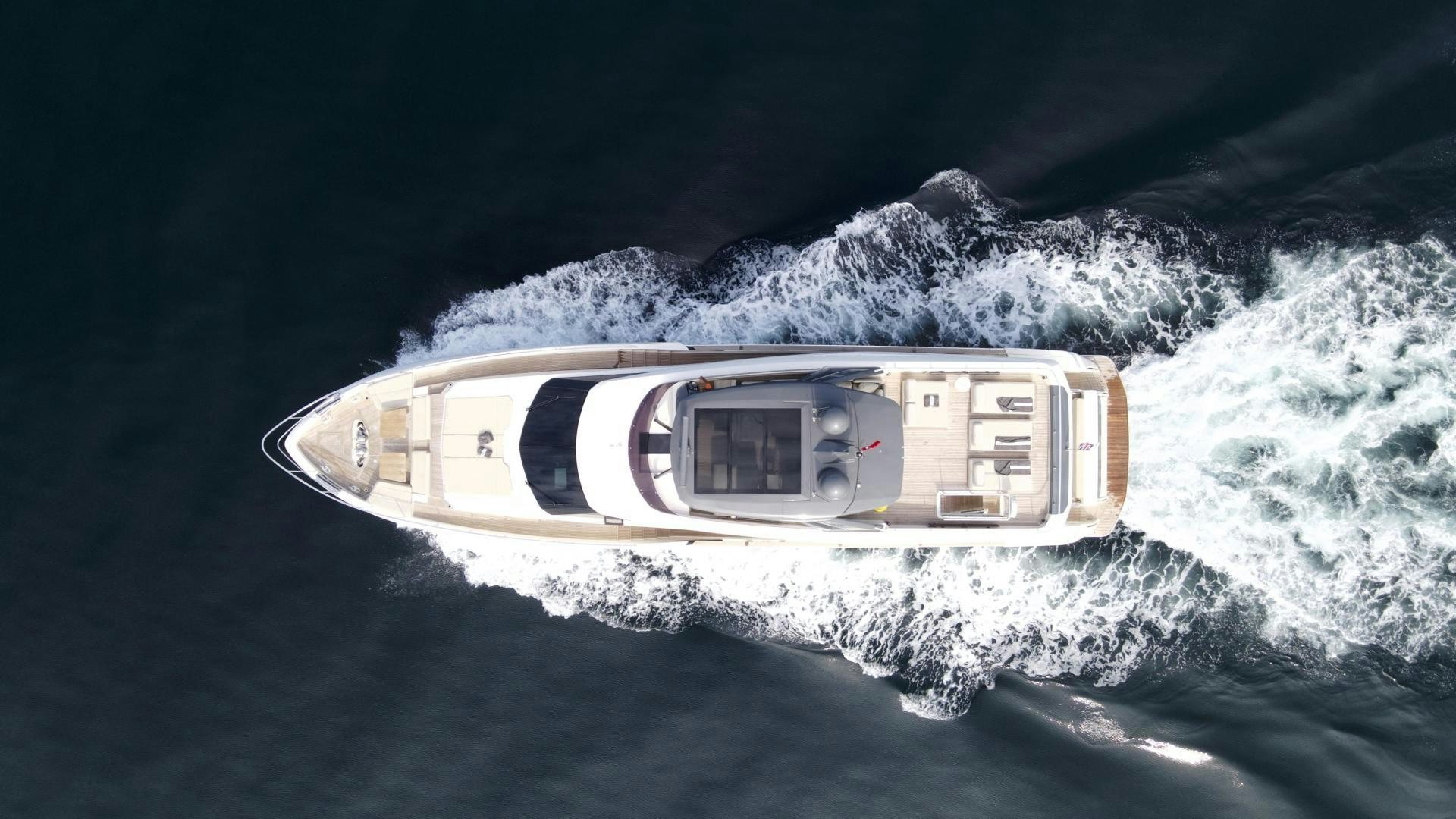 a space ship in the ocean aboard M/Y SUNRISE Yacht for Sale