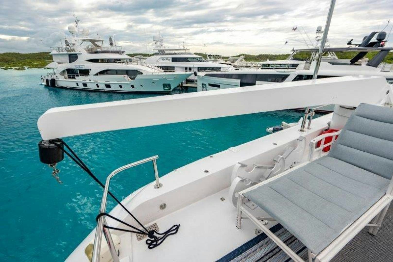 a group of boats docked aboard TIE BREAKER Yacht for Sale